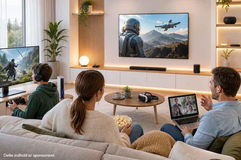 Gaveidéer til hjemmet med hurtigt internet